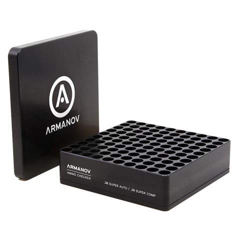 Armanov Ammo Checker 100 Round With Flip Cover 357 Mag38 Special