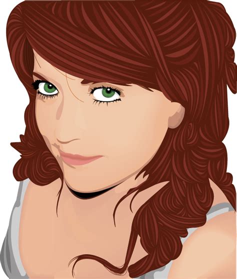 Beautiful Girl Face Free Vector Clip Arts Free Clip Art