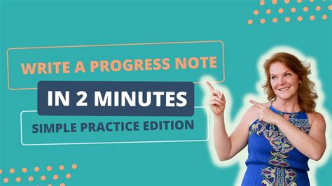 How To Write A Progress Note In 2 Minutes Simple Practice Edition