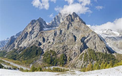 Download Wallpapers Mont Blanc Monte Bianco White