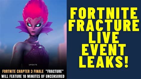 Fortnite Fracture Event LEAKS Herald Will Be Naked YouTube