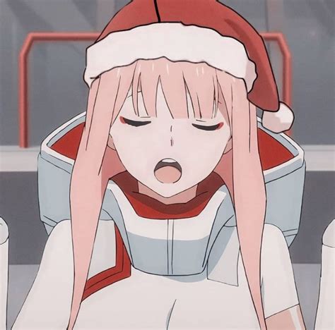 Zero Two Christmas 🥰 Anime Anime Icons Character