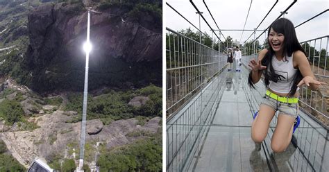 Longest Glass Bridge Ever Just Opened In China And Tourists Are