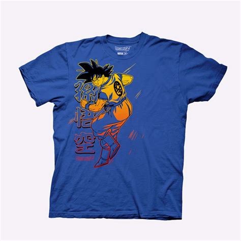 Dragon Ball Z Goku Blue T Shirt Apparel