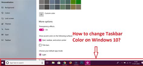 How To Change The Taskbar Color Windows 10 Seowwmpseo