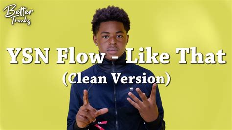 Ysn Flow Like That Clean Like That Clean Youtube