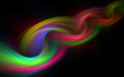 Smoke Rainbow Curve Abstract Design Wallpaper Background