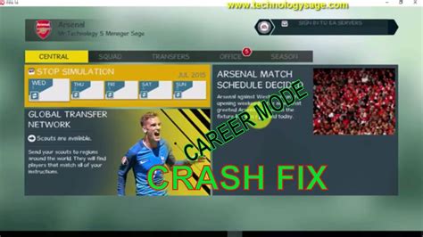 How To Fix Career Mode Crashing In Fifa 14 After Fifa 17 Patch Update