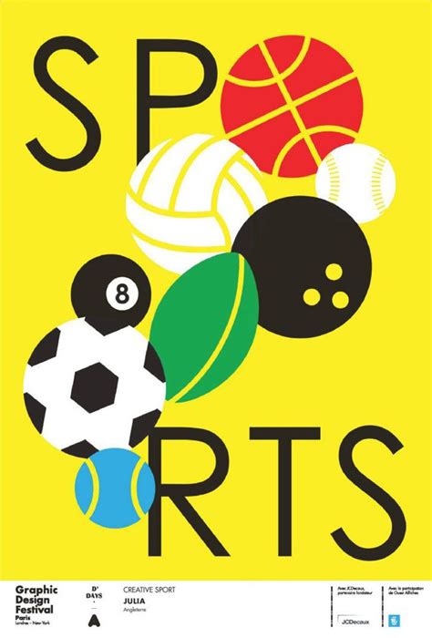 Graphic Design Festival Paris Reveals 19 Sport Inspired Posters By Hort