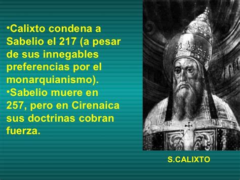 TeologÍa De Menos A Mas Calixto Condena A Sabelio