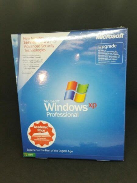Microsoft Windows Xp Professional With Service Pack 2 Sp2 Upgrade