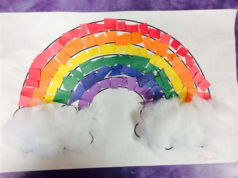 Rainbow Week Preschool Arts And Crafts Rainbow Crafts Preschool