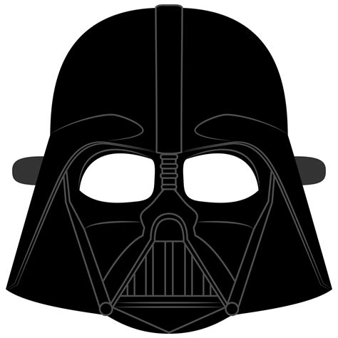 Vertrauen Apotheker Dach Darth Vader Mask Drawing Der Verkehr