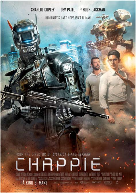 2 New Posters For ‘chappie Humanitys Last Hope Isnt Human