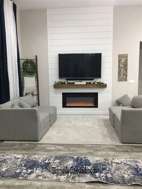Diy Easy And Affordable Farmhouse Shiplap Fireplace Wall In Shiplap Accent Wall Accent