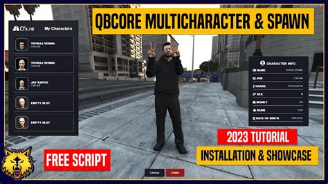 Qbcore Multicharacter And Spawn Script Installation And Showcase Fivem