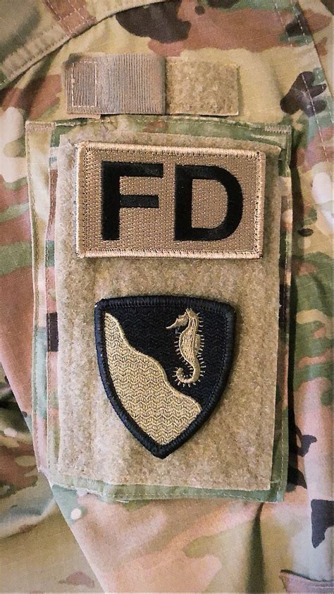 Us Army Fd Patch For Ocp Uniform Brassard Etsy