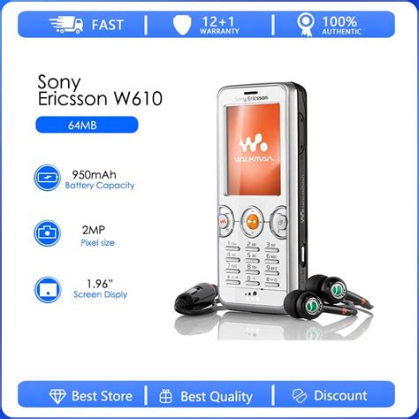 Sony Ericsson W610 Reacondicionado Original Desbloqueado W610i W610c