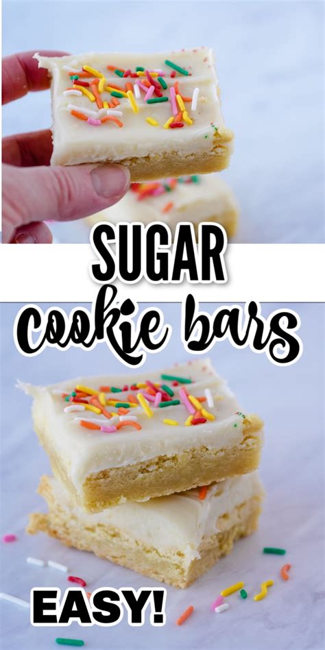 Easy Sugar Cookie Bars Upstate Ramblings