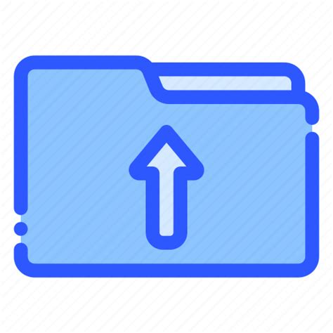 Folder Upload Arrow Data File Icon Download On Iconfinder