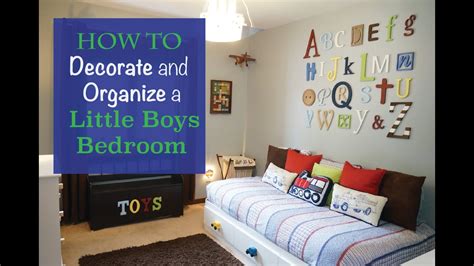 Read on for our top design tips and ideas to create a perfect and relaxing space. Decorate and organize a little boys bedroom - YouTube