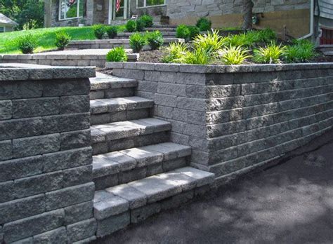 The possibilities and ways to use cinder blocks are endless! NJ Landscaping - Martoccia Landscape Services - Walls ...