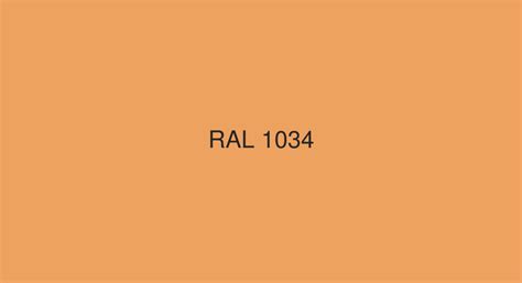RAL Pastel Yellow RAL 1034 Color In RAL Classic Chart