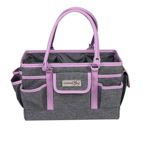 Everything Mary Craft Bag Organizer Tote Purple