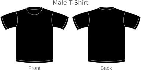 T Shirt Plain Back And Front Clipart Best