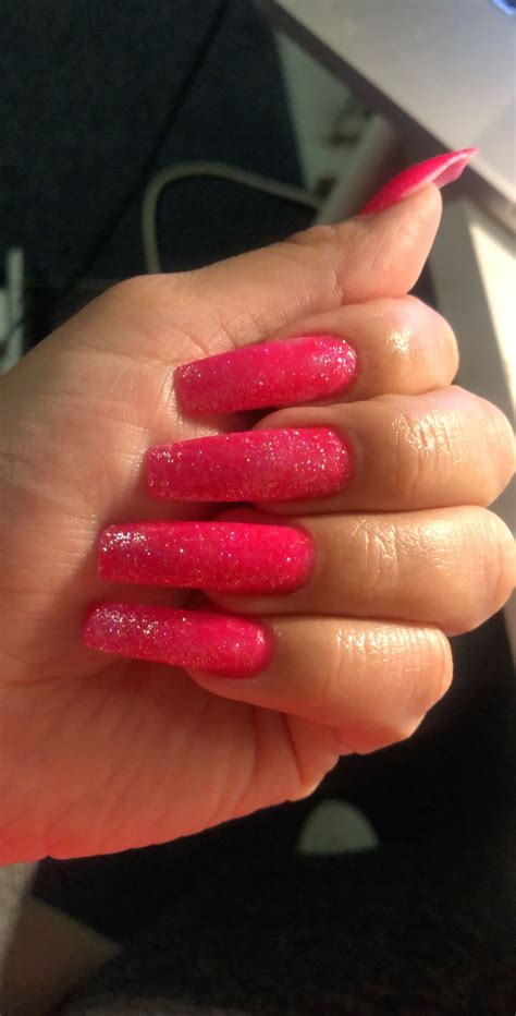 Hot Pink Dip Powder 💖 Nails Pink Hot Pink
