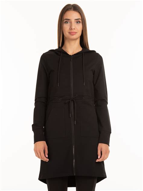 Longline Zip Up Hoodie Gate