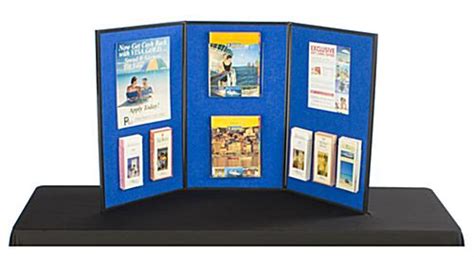 3 Panel Display Great Tabletop Board For Trade Show Event