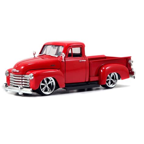 1953 Chevy Pickup Truck Red Jada Toys Bigtime Kustoms 50117 124