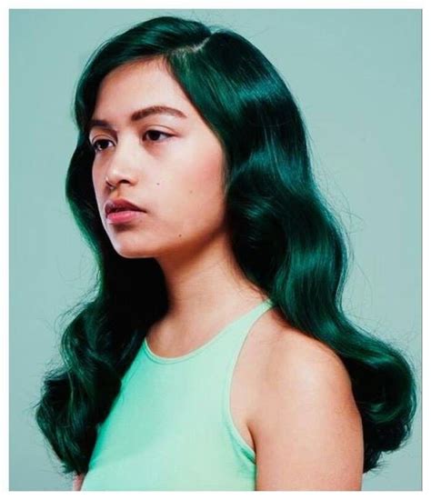 Jade Green Hair Color Hair Inspo Hair Inspiration Green Hair Dye