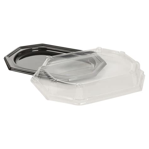 Whether you're planning a party or a gathering for ten or fifty, we can help. Black Tray Clear Lid Sandwich Food Platters Fruit ...