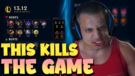 Tyler1 Reacts To Patch 1312 Notes Youtube