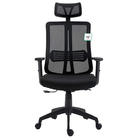 Black Mesh High Back Executive Office Chair Swivel Desk Chair With