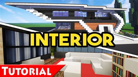 Minecraft Modern House Interior Design Tutorial How To Make Modern