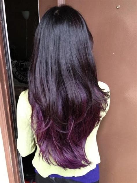 On hair that has been dyed black, you probably won't have any brassy tones that need to be neutralized. Best Temporary Purple Hair Dye Set | Dark purple, Black ...