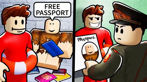 Trying Fake Passports At Roblox Borders Youtube