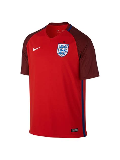 Official england fa flag 5ft x 3ft england football gift. Nike England Away Stadium Football Shirt, Red at John Lewis & Partners