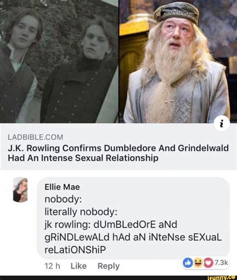 Ladbiblecom J K Rowling Confirms Dumbledore And Grindelwald Had An Intense Sexual Relationship