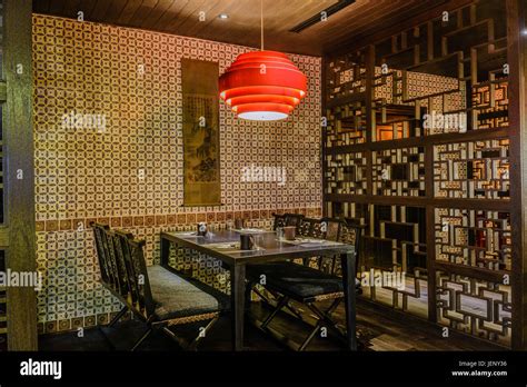 beautiful asian themed restaurant Stock Photo - Alamy