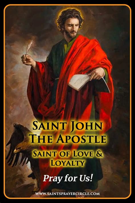 St John The Apostle Saints And Angels Saints Prayer Circle