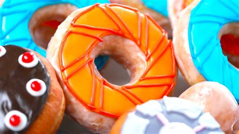 How To Make Portal Donuts Nerdy Nummies Youtube