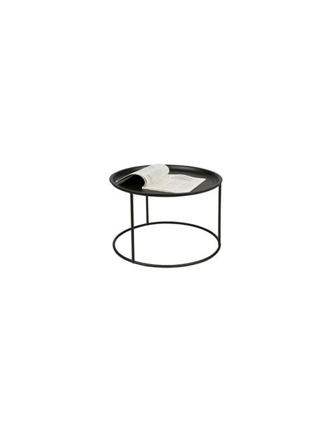 Woood Ivar Black Metal Side Table With Tray Accessories For The Home