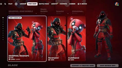 Todays Fortnite Item Shop February 12 2024 Deadpool Mashups Bundle