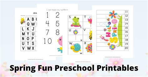 Free Printable Spring Worksheets For Preschool My Nerdy Teacher