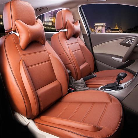 leather brown car seat covers feature customfit at rs 15 000 set in chennai