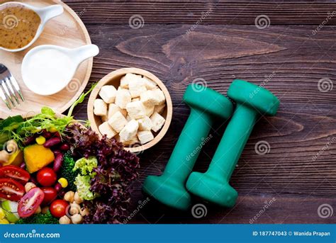 Diet Healthy Food And Lifestyle Health Concept Sport Exercise